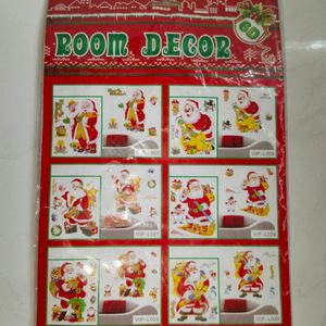 Santa Claus 6D wall sticker decoration