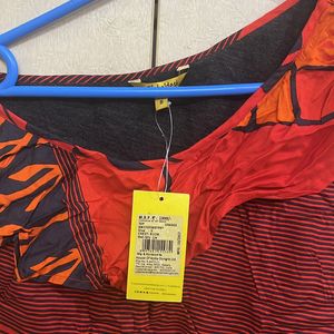 Orange Global Desi Crop Top Brand New