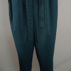 Stylish Dark Green Jumpsuit