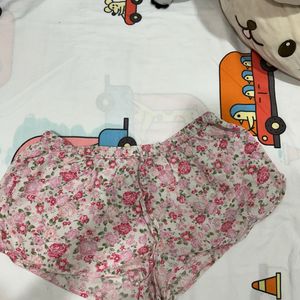 Flower Printed  Short