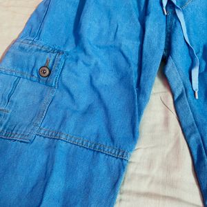 Blue Cargo Jeans