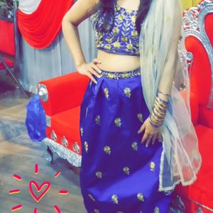 Royal Blue Lehenga