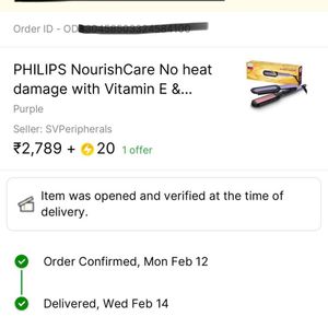 PHILIPS NourishCare No heat damage with Vitamin E