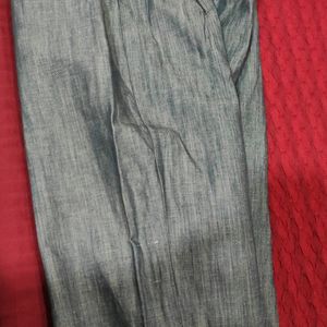 Men Trouser Bluish Grey