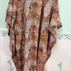 Tiger Print Kaftan Kurti