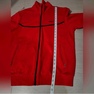 Erke zipper sweatshirt red size XL