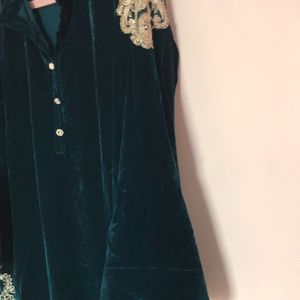 Velvet Pakistani Indo Western Set