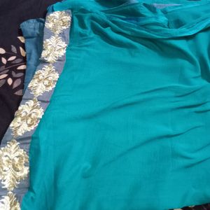 New Green Colour Dress Material