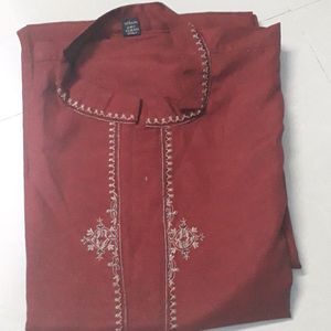 Maroon Gents Kurta