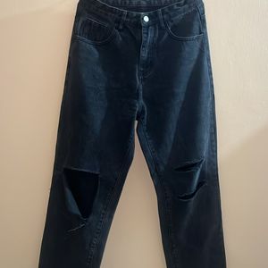 Shein Jeans In Charcoal Colour