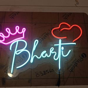 Bharti Name Neon Light