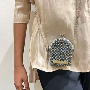 Beaded Bag Sterling