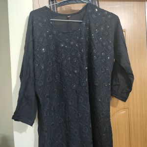 Black Colour Cute Kurti || XXL size