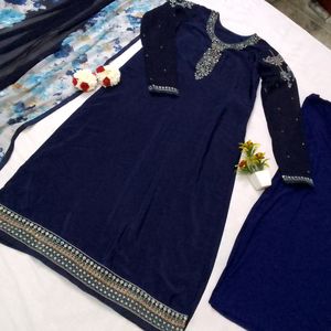 Pakistani Blue Heaven Suit Set