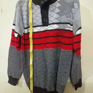 BRANDED WOOL SWEATER