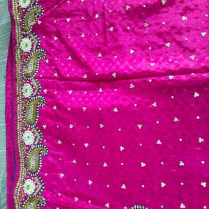 Rani Pink Sari With Blouse