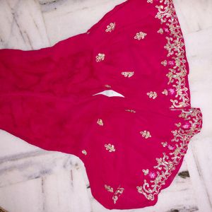 Marjenta Pink Kurta Pyjama Duppata Set