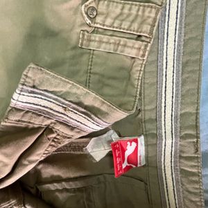 Puma Casual Pant Olive Green In Very Good Conditio