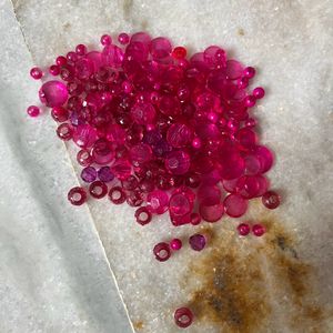 Pink Assorted Crystal Pearls