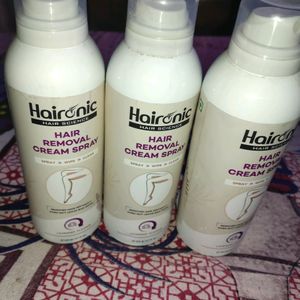 Haironic Hair Removal Cream Spray For Women.