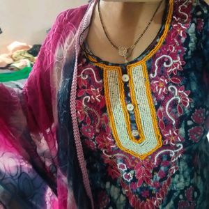 Havey Patiyala Dress With Full Work Dupatta