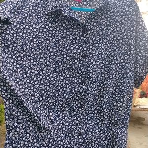 Blue Dotted Shirt