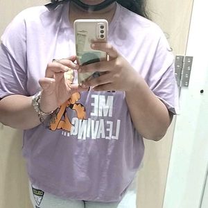 Purple Garfield Tshirt