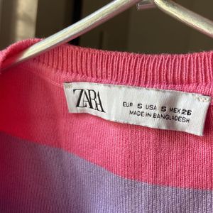 Zara Striped Knit Top