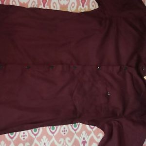 Brand New Full Sleeves Maroon Shirt