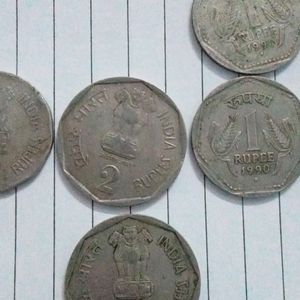 Combo Of Old Coins