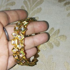 Kundan Jadau Polki Bangles