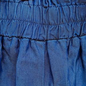 Chambray Denim Blue Culottes With Matching  Sash