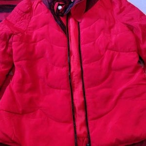 Red Beutiful Jacket With Designer Neck