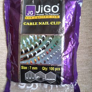 Nail Clips For Wires Or Cables