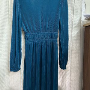 zara blue dress