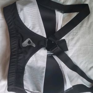 Black And White Gym Bra