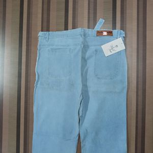 W-28 Size-34 Straight Women Denim Jeans