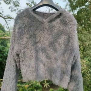 Woolen Soft Fur Sweater