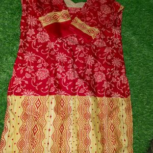 New Cotton Kurti Salwar Set For Women