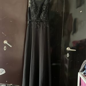 Black Long Gown