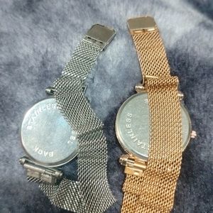 Set of 2 Analog Girlish watches.