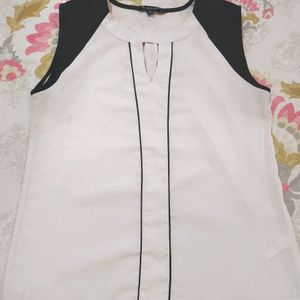 White Sleeveless Top