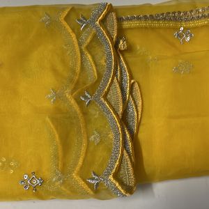 Golden Net Festiver Wear Dupatta