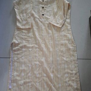 Solid A-line Kurta