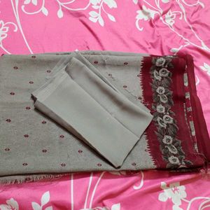 New Saree Collection 1 - Grey,Maroon