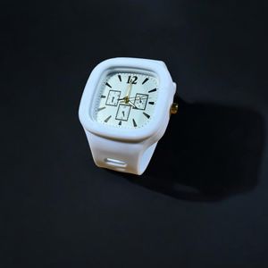 Analog White Watch