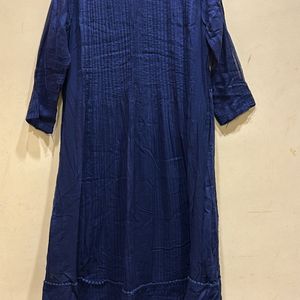 Neerus Blue Kurta Size L