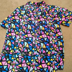 Geometric neon shirt💗