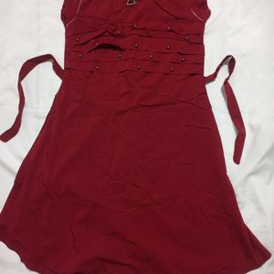 Maroon Dress