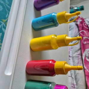 RANGOLI COLOURS WITH BOTTLE